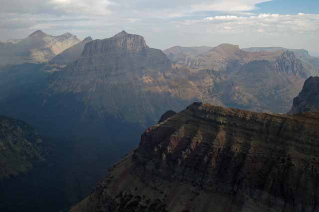 from the heli